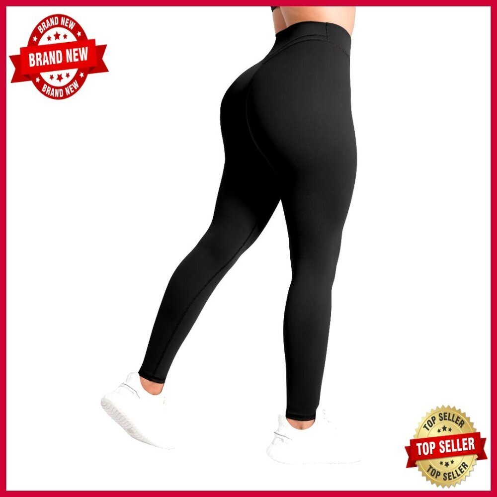 No Front Seam Butt Lifting Yoga Leggings High Waist Lycra Workout Pants